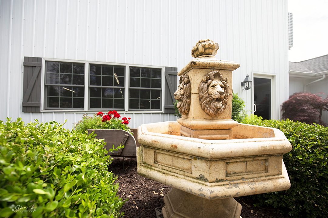 High Point Farm courtyard