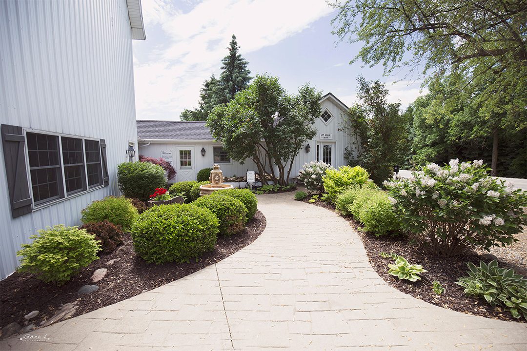 High Point Farm path to St. Michol Chapel