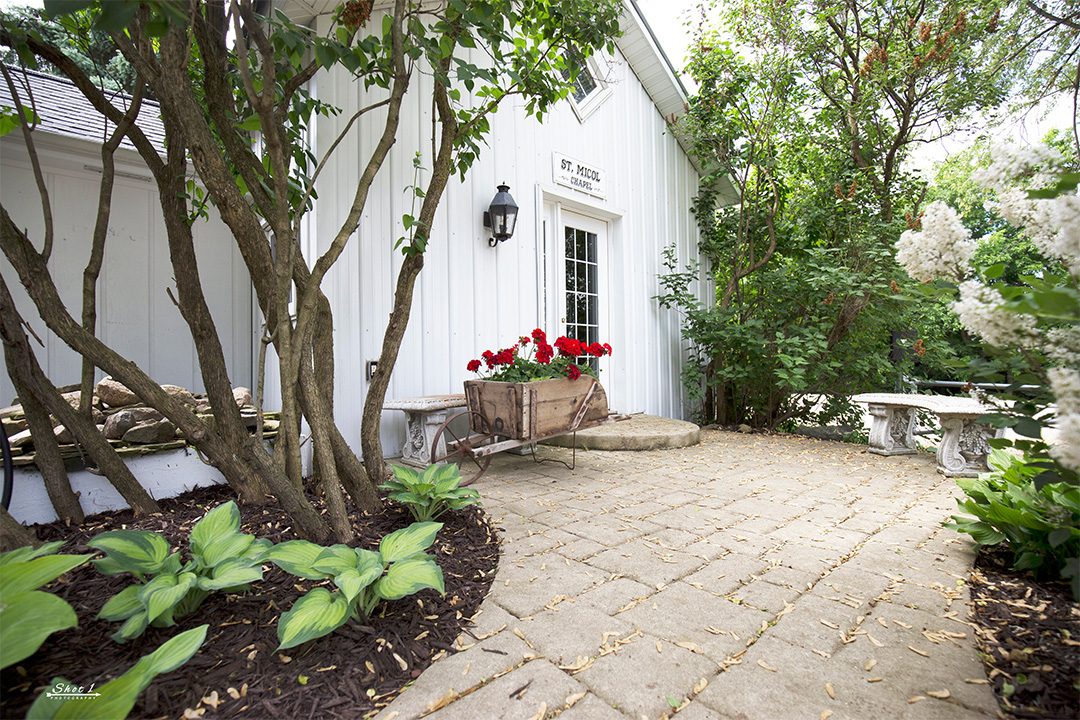 St. Michol Chapel entrance at High Point Farm